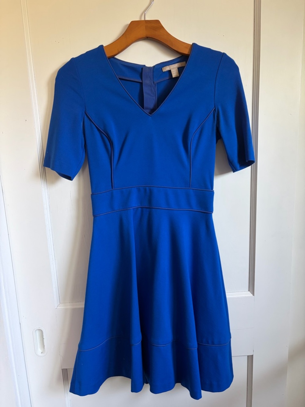 Banana Republic Royal Blue Fit-and-Flare Dress
